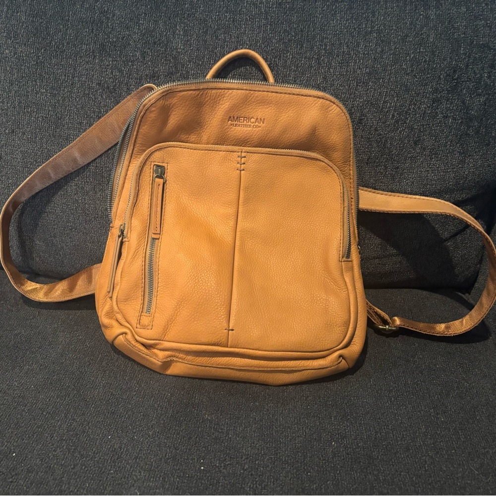 American Leather Tan Women's Backpack
